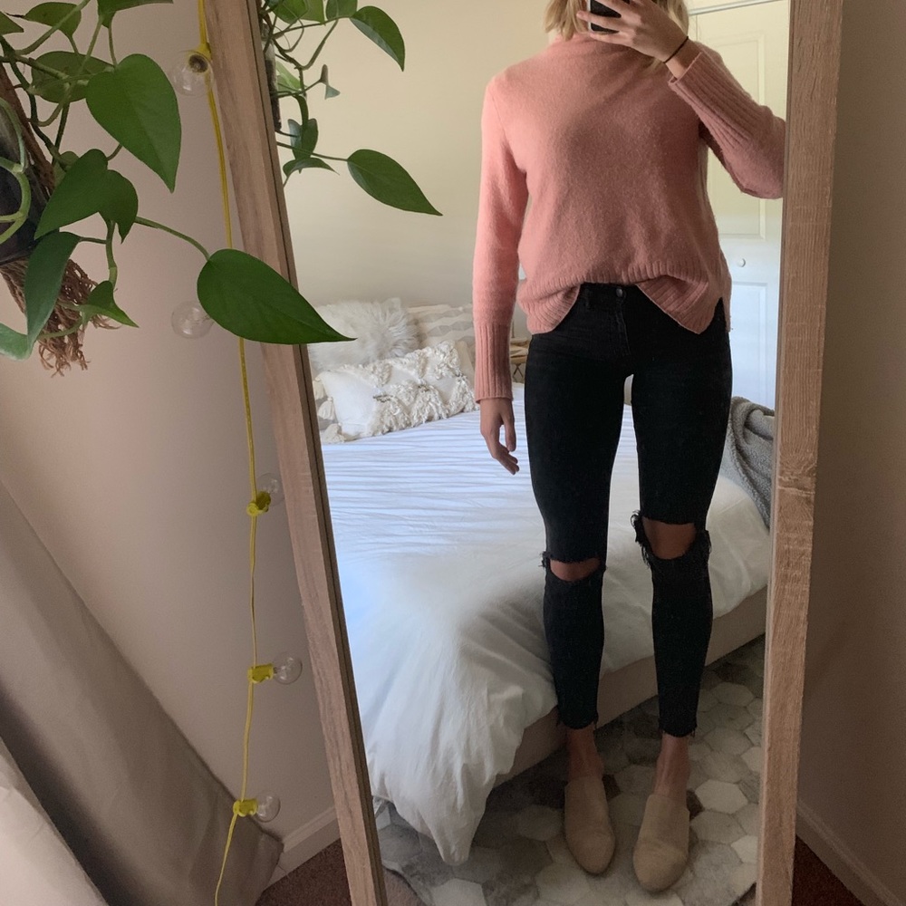 Madewell 9” Rise Black Skinny Jeans (27 Tall)